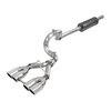 Afe 304 Stainless Steel, With Muffler, 2.5 Inch Pipe Diameter, Single Exhaust With Quad Exit 49-38071-P